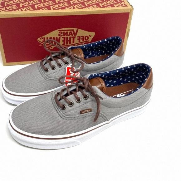 💖MEGA SALE💖Vans Women Era 59 T&L Frost Gray VN000ZMSH0K Lacing Canvas Plus - Picture 7 of 12